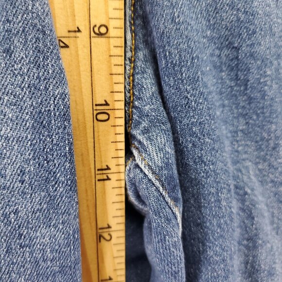 Lands End Jeans Women’s Size 18 Blue Straight-Leg Classic Fit Stretch Denim - Picture 6 of 12